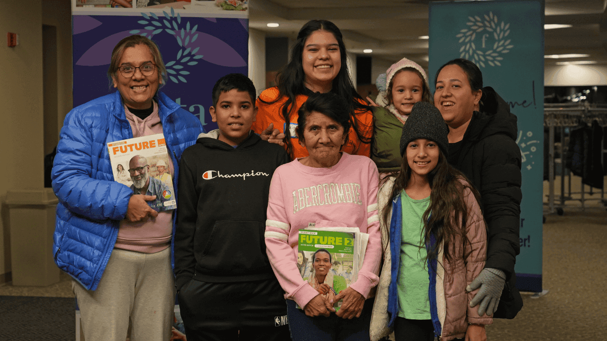 Building a world where strangers become community image