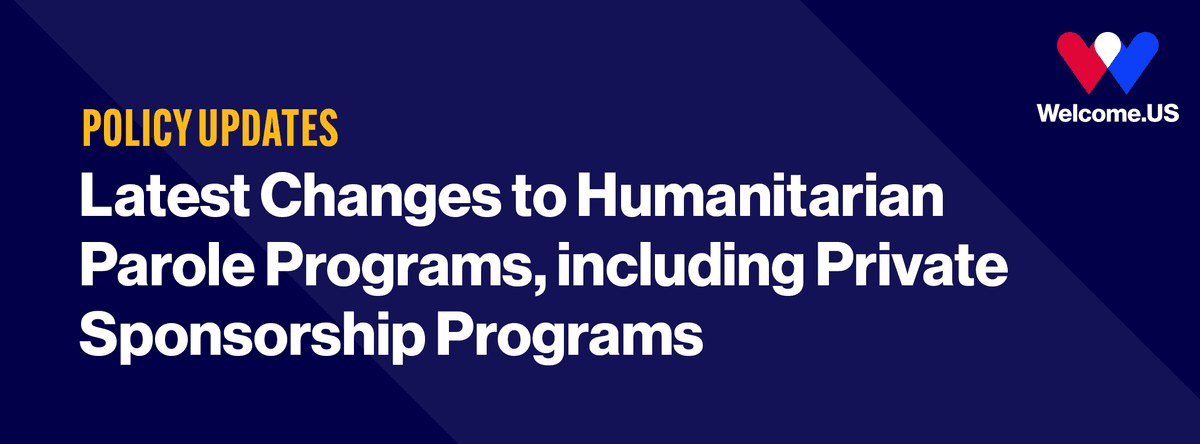 Welcome.US | Changes to humanitarian parole programs